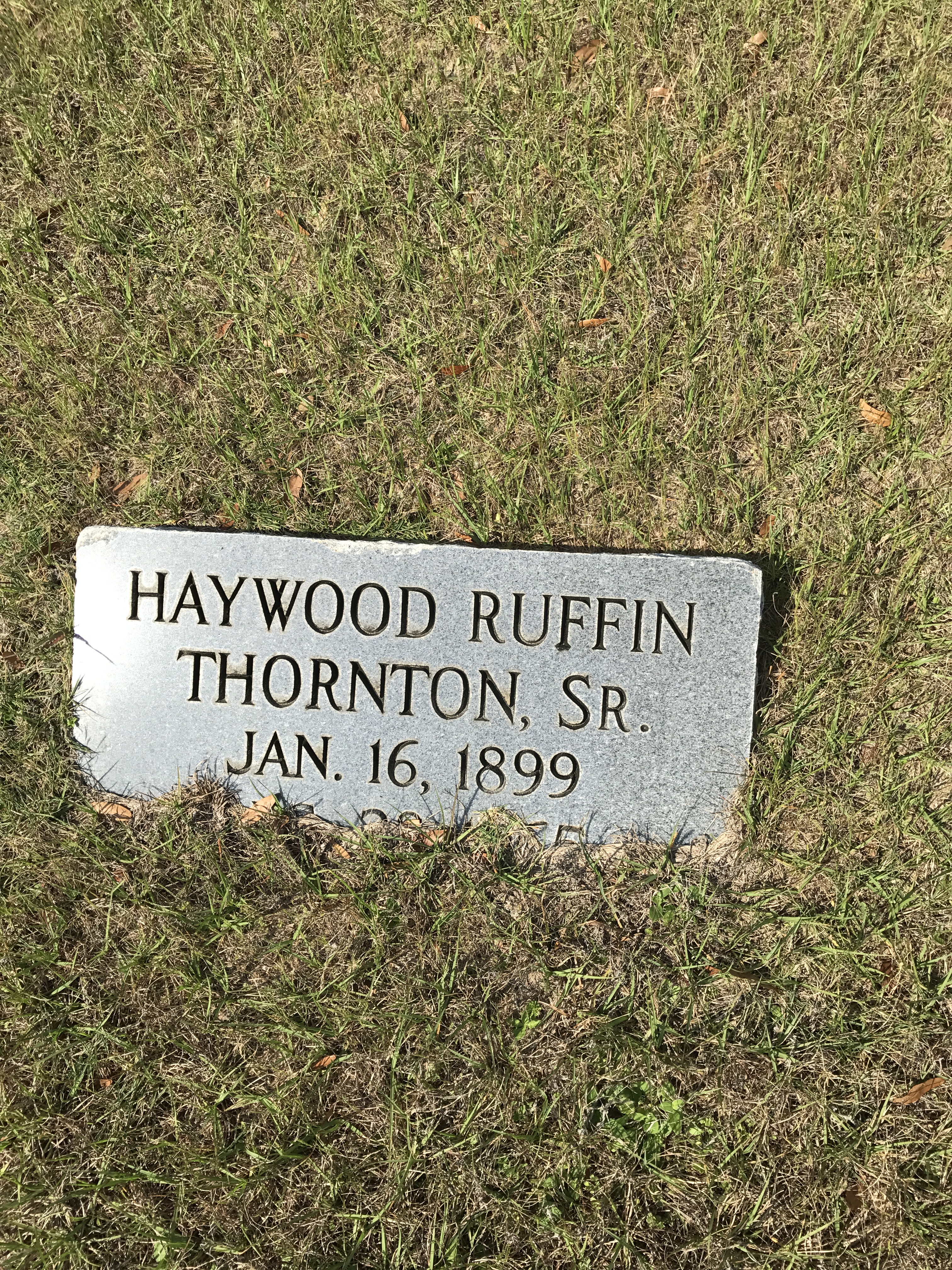 Haywood Ruffin Sr. Thornton